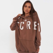 Толстовка женская НАЧЁС, цвет коричневый, размер ONE SIZE (42-46)