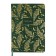 The diary is low, A5, 136 sheets, leatherette, Devente. Tropicana, solid cover, foil embossing, perforation, liesse, block 70%, dark green