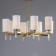 Suspended lamp Freya FR2031PL-08BS Chic, 755x755x600 mm, E27, 8x40W, brass color