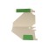 Body-bonds archive from microgofrotcard Calligrata, 75 mm, up to 700 l, green