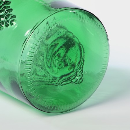 Glass bottle "Call", 5 l, green color-3