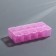 Organizer for decor, 10 cells, 8.7 × 4.3 × 2 cm, pink color