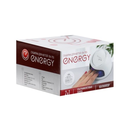 Energy Beauty En-755, UV, 1 lamp, fan, white-1