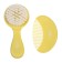 Set of children's combs, 2 pcs., Yellow color