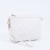 Bag Cross-Bodi with a zipper, white color