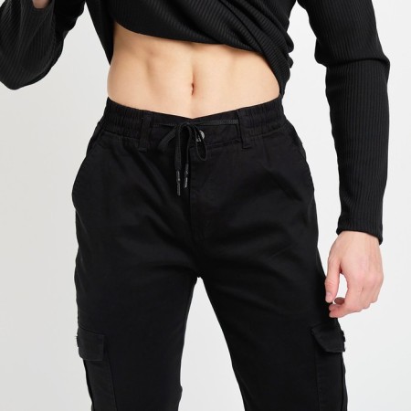 Joggers men's, black color, size 33 (52)-3