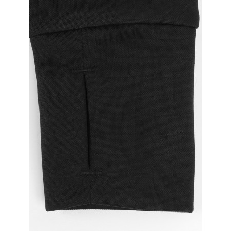 Longslit female Resport, on a zipper, p. 50, the color is black, basic, with a long sleeve-18