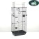 Birds Cage "Piggers" No. 105, collapsible, 3 sections, 58 x 40 x 126cm, gray
