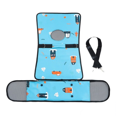 Bag - Carriage for animals "Traveler", Blue, size m, 40 x 21 x 27 cm-11