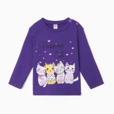 Longslit for a girl, purple color, height 92 cm