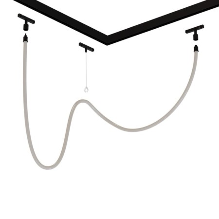 Flexible Neon Arte Lamp Loop for magnetic track systems Optima, Linea, Expert A4911PL-1BK, LED, 65 W, 500 cm, black, white-3