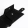 Women's wallet on the button, Textura, black color