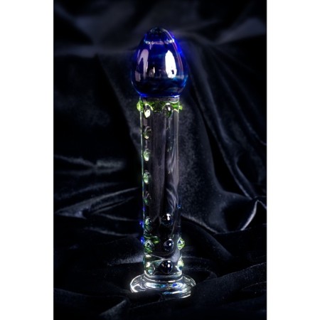 Unrealistic phallimitator Sexus Glass, glass, transparent, 18 cm-5