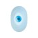 Vacuum-wave stimulator Qli by Flovetta Scall, 6 cm, silicone, blue color