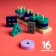 Children's developing pyramid "Collect yourself" 4.2 × 3.5 × 13 cm
