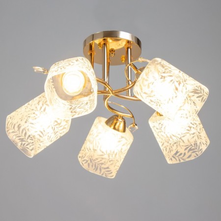 Chase "Aessa" 5he27 40W gold 51x51x27 cm Bayerlux-1