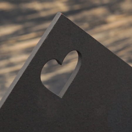Kashpo wooden 21 × 6 × 18 cm envelope "Good heart", Black give beautifully-2