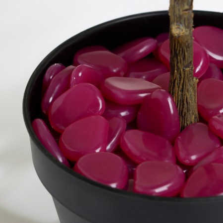 Lighting decor "Galki" Pink, 100g / fraction 2-3cm-2