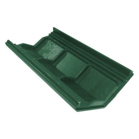 PPK parapet for a fence span, 50 × 28.5 × 2.5 cm, green, “flexible tile”-3