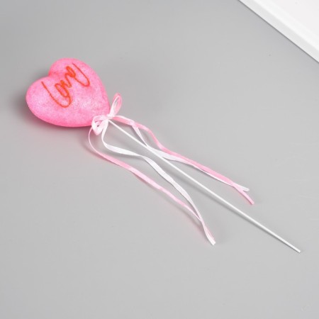 Decor for creativity "Love" length 20 cm, bright pink-1