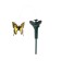 Birds of birds and other animals Luazon LRI-32, from the solar battery, green