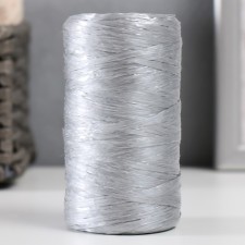 Gingerbread for manual knitting 100% polypropylene 200m/50g. (10-serebro)