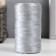 Gingerbread for manual knitting 100% polypropylene 200m/50g. (10-serebro)