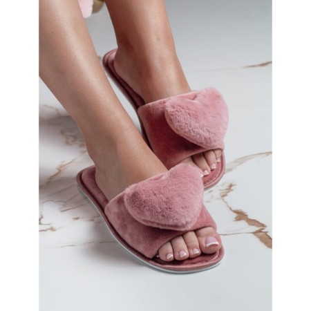 Women's slippers, size 40, pink color-2