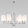 Suspended chandelier with lampshades Purezza, 40W, E14, 88.5x88.5 cm