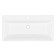 Paola Alba shell, half -vested, 90 cm, rectangular