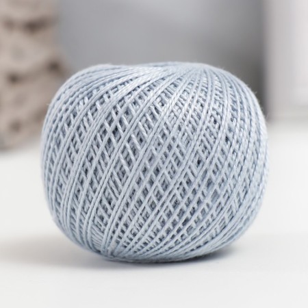 Knitting threads "Iris" 150m/25g 100% Mercerized cotton color 7002