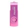 Flash drive Smartbuy Twist, 64 GB, USB 2.0, th Up 25 MB/s, PLO up to 15 Mb/s, pink