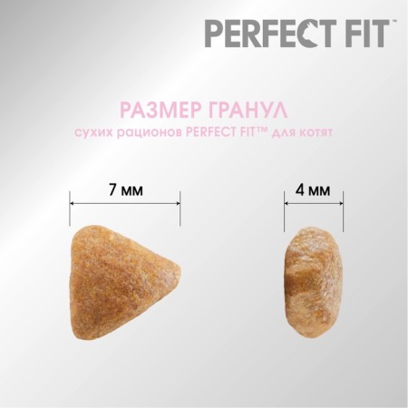 Dry food Perfect Fit for kittens, chicken, 650 g-8