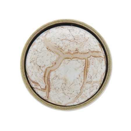 Handle button Art Tundra Ceramics 020, ceramic, bronze color-1