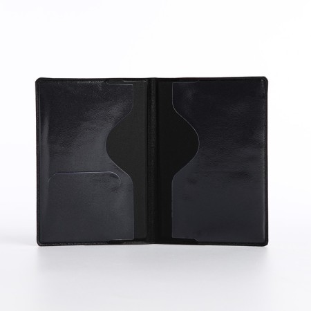 Cover for passport, black color-4