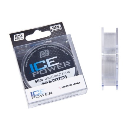 Monophile TEAM Salmo Ice Power, diameter 0.18 mm, test 2.6 kg, 50 m