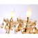 Suspended classic chandelier with crystal Ambrella Light, Classic, TR4907, 8HE14, Color Gold
