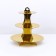Tiers for the cake, thickness 1.5 mm, height 35 cm, gold