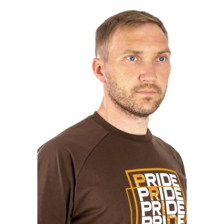 Pride Quadro T-shirt, cotton, dark brown, rs XS-5