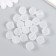 Beads for creativity plastic "White Smoke" matte set 20 g 1.2x1.2 cm