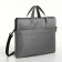Lighting laptop bag, external pocket, gray color