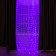 Garland "Curtain" 2.8 × 3 m dew on hooks, with a remote control, IP20, silver thread, 300 LED, purple purple, 8 modes, USB
