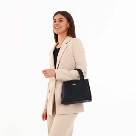 Olivi-tout bag on lightning, black color-1