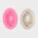 Mold "Gemstones", silicone, 6 × 4.3 cm, color mix