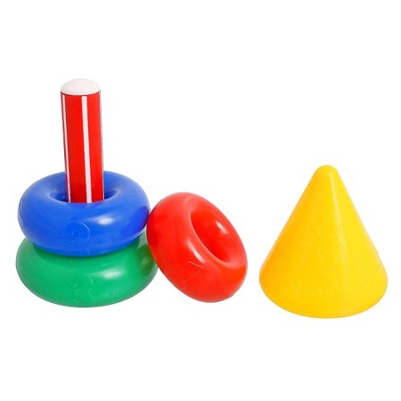 Pyramid, 3 rings with a cone-5