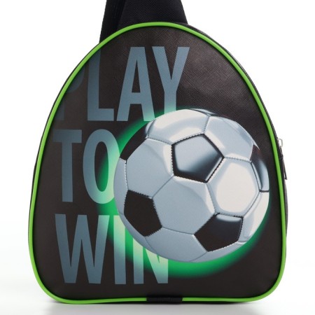 Baby backpack for a boy over the shoulder "Football", 23x20.5 cm-2