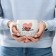 Ceramic mug XXL "Super Mom", 600 ml, white color