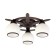 Ceiling chandelier Fronteira E27 180W
