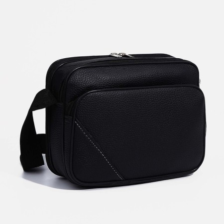 Male bag, black color