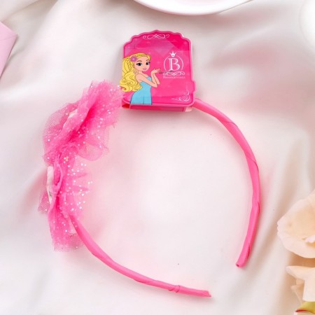 Hair cap "Unicorn" 1 cm, raspberry-1